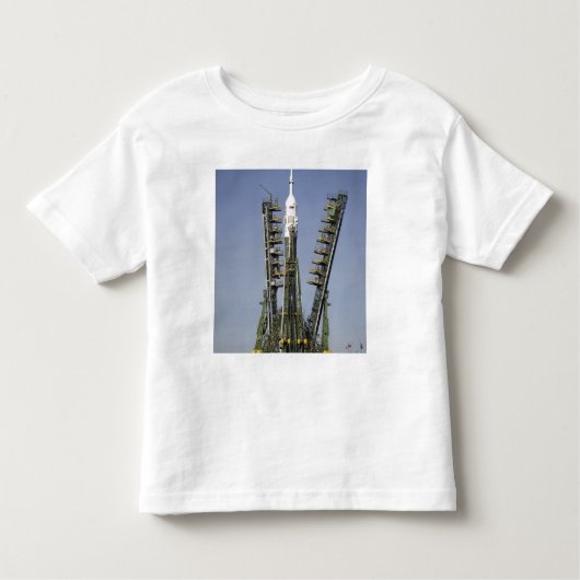 De Soyuz-raket wordt in positie 4 geplaatst Kinder Shirts (Voorkant)