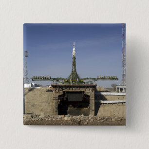 De Soyuz-raket wordt in positie 6 Vierkante Button 5,1 Cm