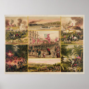 De Spaanse Amerikaanse oorlog door Hoover Poster