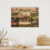 De Spaanse Amerikaanse oorlog door Hoover Poster (Keuken)