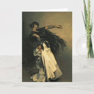 De Spaanse Danser, studie voor "Gr Jaleo", 1882 Kaart