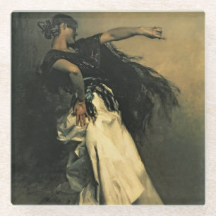 De Spaanse danseres, studie voor El Jaleo, 1882 Glazen Onderzetter