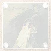 De Spaanse danseres, studie voor El Jaleo, 1882 Glazen Onderzetter (Achterkant)