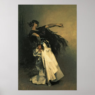 De Spaanse danseres, studie voor El Jaleo, 1882 Poster