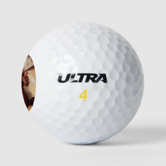 De Spaanse gitarist (door Pierre-August Renoir) Golfballen (Logo)