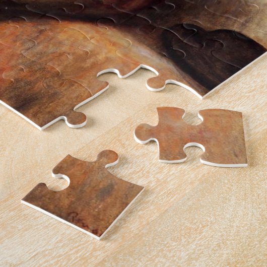 De Spaanse gitarist (door Pierre-August Renoir) Legpuzzel (Zijkant)