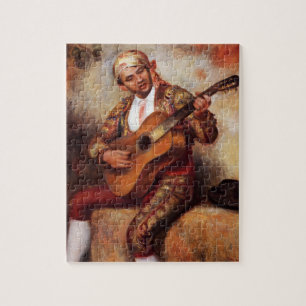 De Spaanse gitarist (door Pierre-August Renoir) Legpuzzel