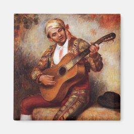 De Spaanse gitarist (door Pierre-August Renoir) Magneet