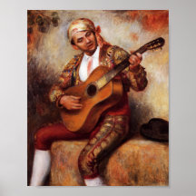 De Spaanse gitarist (door Pierre-August Renoir)