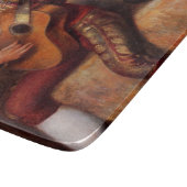 De Spaanse gitarist (door Pierre-August Renoir) Snijplank (Hoek)