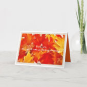 De Spaanse Kaart van de Thanksgiving voor Mamma en (Achterkant)