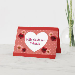 De Spaanse kaart van de Valentijnsdag