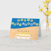 De Spaanse kaart van de Verjaardag (Gele Bloem)