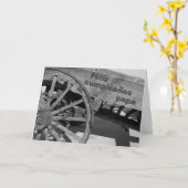 De Spaanse Kaart van de Verjaardag voor Papa (Gele Bloem)