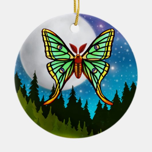 De Spaanse Moon Moth Ornament (Voorkant)