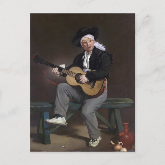 De Spaanse Singer - Édouard Manet Briefkaart (Voorkant)