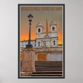 De Spaanse stappen Poster (Voorkant)