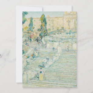 De Spaanse Trappen, Rome   Childe Hassam