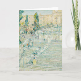 De Spaanse Trappen, Rome | Childe Hassam Kaart