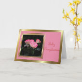 De Spaanse Verjaardag van Cumpleaños van Feliz met Kaart (Gele Bloem)