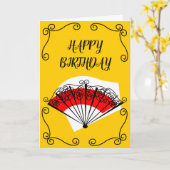 De Spaanse verticaal van de Verjaardag van de Kaart (Gele Bloem)