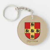 De Spaanse vlag en het historische schild van Mart Sleutelhanger (Voorkant)