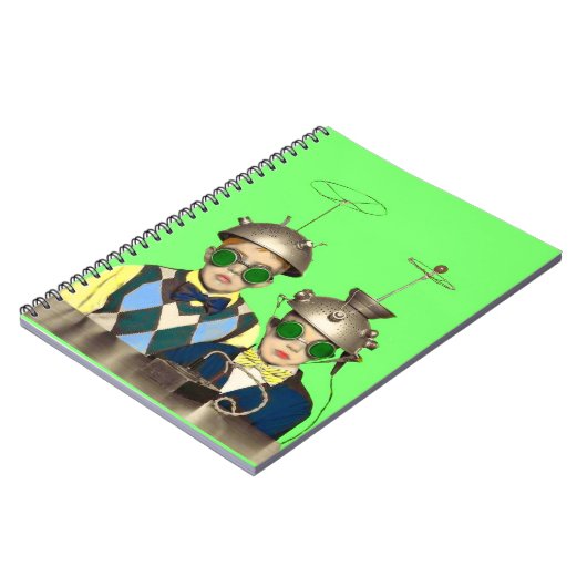 de Space Cadet Brothers Notitieboek (Linkerzijde)