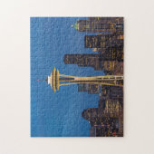 De Space Needle en het centrum van Seattle Legpuzzel (Verticaal)