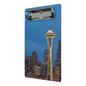 De Space Needle en het centrum van Seattle Mini Klembord (Angled2)
