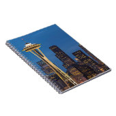 De Space Needle en het centrum van Seattle Notitieboek (Rechterzijde)