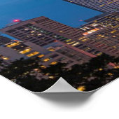 De Space Needle en het centrum van Seattle Poster (Hoek)