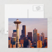 De Space Needle is een toren in Seattle Briefkaart (Voorkant / Achterkant)
