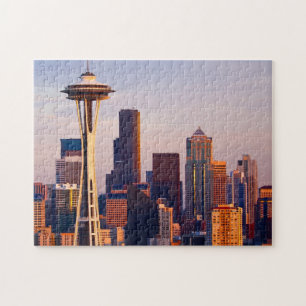 De Space Needle is een toren in Seattle Legpuzzel