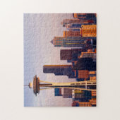De Space Needle is een toren in Seattle Legpuzzel (Verticaal)