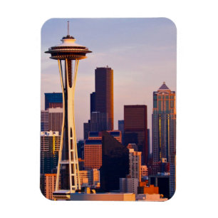 De Space Needle is een toren in Seattle Magneet