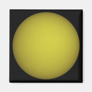 De Space Shuttle Atlantis is te zien in silhouette Magneet