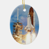 De Space Shuttle Discovery Ornament (Achterkant)