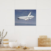De Space Shuttle komt thuis Poster (Keuken)