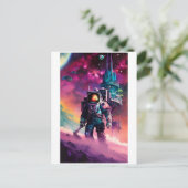 De Spacesteaders Briefkaart (Staand voorkant)