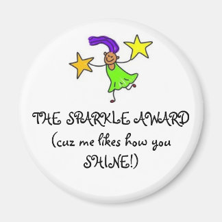 DE SPARKLE AWARD(cuz me likes how y... Magneet