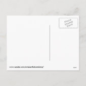 De Sparren van de nieuwjaarsdag met Gedicht Feestdagenkaart (Achterkant)