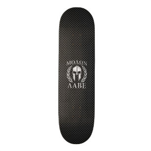 De Spartaanse Helm van het Chroom van Labe van Skateboard