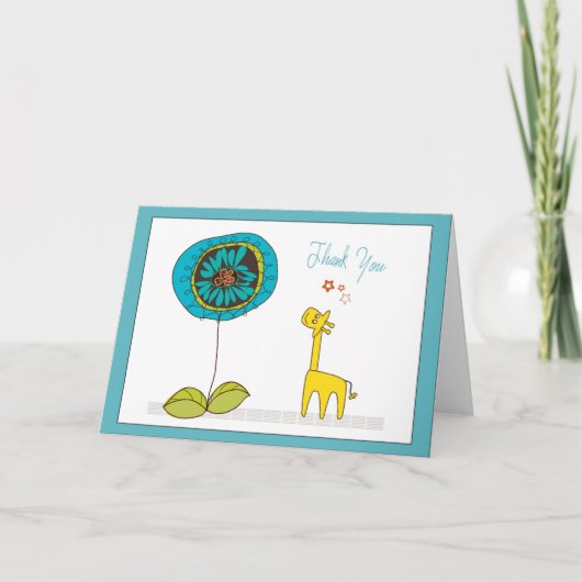 de spatie dankt u kaardt bedankkaart (Voorkant)