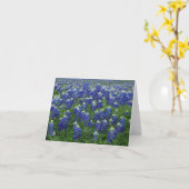 De Spatie van de Foto van Texas Bluebonnets Kaart (Gele Bloem)