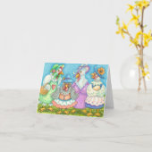 De Spatie van de KAART van de NOTA van de PARTIJ (Gele Bloem)