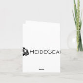 De Spatie van de Kerstkaart van Descartes Feestdagen Kaart (Achterkant)