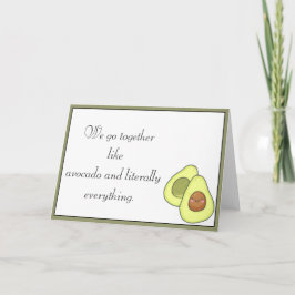 De Spatie van de Liefde van de avocado binnen Kaart