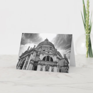 De spatie van het wenskaart, met Kerk Kaart