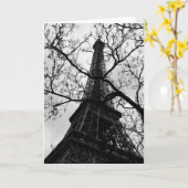 De Spatie van Parijs van de Toren van Eiffel Alle Kaart (Gele Bloem)