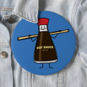 De specerij Aziatische eetstokjes van de Fles van Ronde Button 6,0 Cm (In situ)